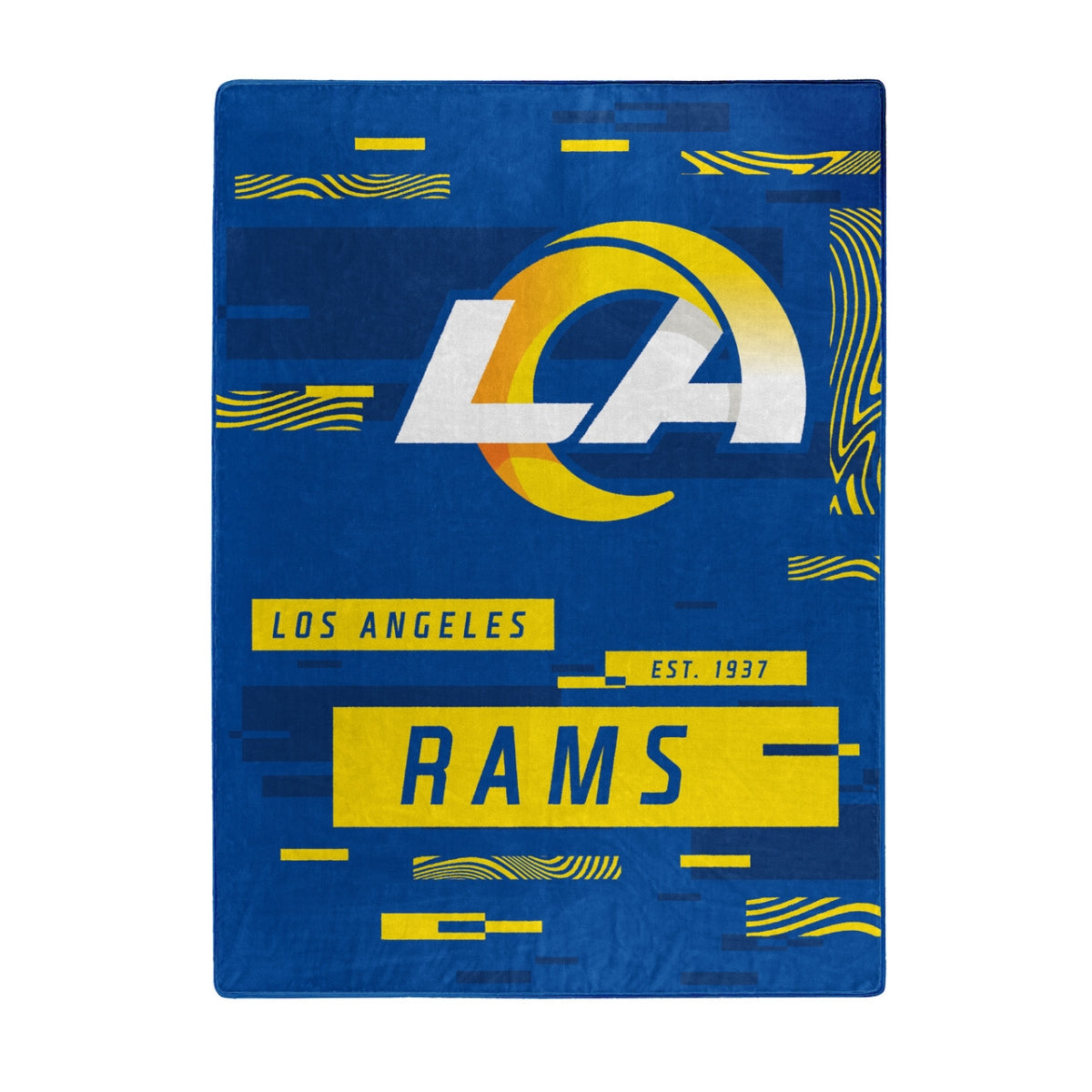 Los Angeles Rams Raschel Digitize Design Blanket 60 X 80 in.